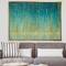 Designart - Rain Abstract Panel - Modern & Contemporary Canvas in Gold Frame